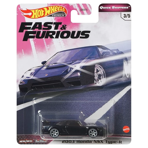 Fast&Furious Quick Shifters 2003 Honda NSX Type-R #3/5 Premium Hotwheels 1:64 