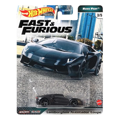 Fast&Furious Euro Fast Lamborghini Aventador Coupé #3/5 Premium Hotwheels 1:64 
