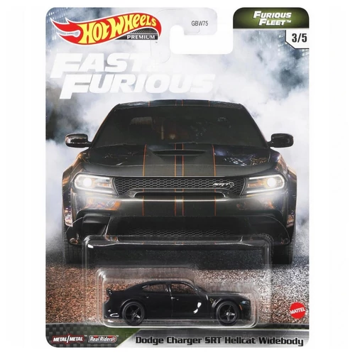 Fast&Furious Furious Fleet Dodge Charger SRT Hellcat Widebody  #3/5 Premium Hotwheels 1:64 