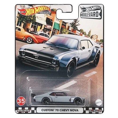 Boulevard Custom 1970 Chevy Nova #35 Premium Hotwheels 1:64 