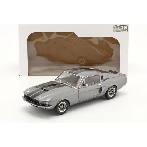 Shelby Mustang GT500 grey/black modell autó 1:18