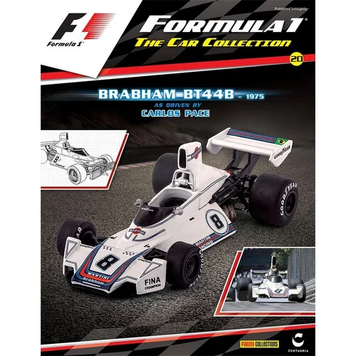 Brabham BT44B -1975 Carlos Pace #8 modell autó 1:43