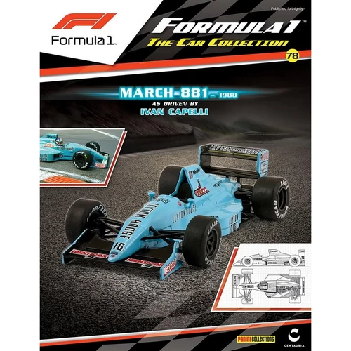 March Judd 881 -1988 Ivan Capelli #16 modell autó 1:43