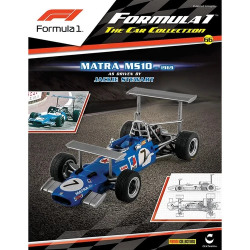 Matra MS10-1969 Jackie Stewart #7 modell autó 1:43
