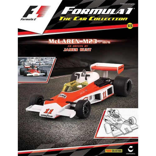 McLaren M23 -1976 James Hunt #11 modell autó 1:43