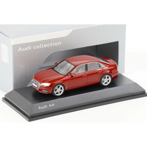 Audi A4 Limousine 2018 modell autó 1:43 matador red