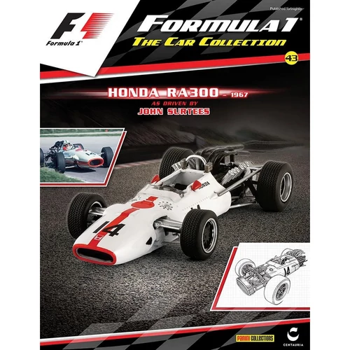 Honda RA300 -1967 John Surtees #14 modell autó 1:43