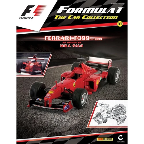 Ferrari F399 -1999 Mika Salo #3 modell autó 1:43