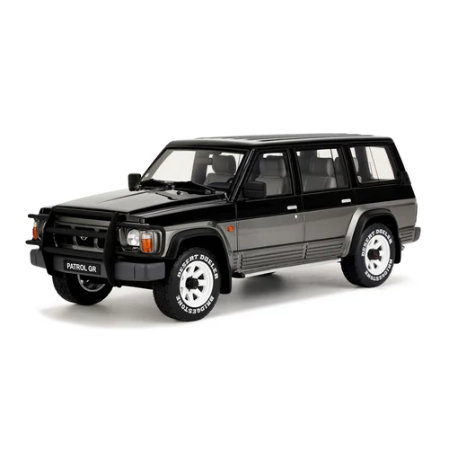 Nissan Patrol GR Y60 szürke 1992 modell autó 1:18