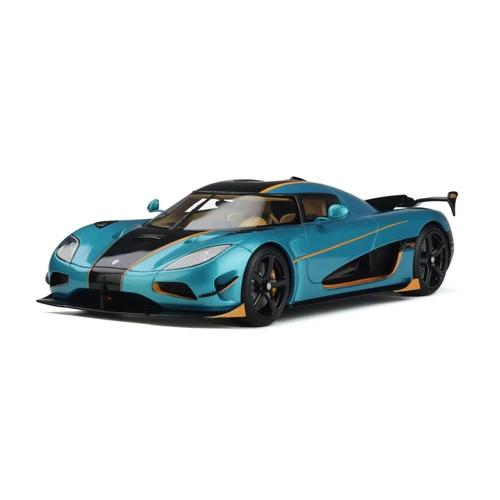 Koenigsegg Agera RSR kék 2016 modell autó 1:18