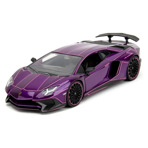 Pink Slips Lamborghini Aventador SV lila modell autó 1:24