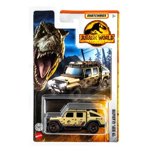 Jurassic World 2019 Jeep Gladiator Matchbox 1:64 