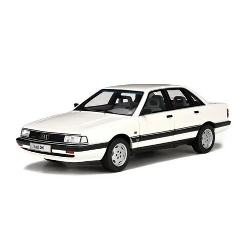 Audi 200 Quattro 20V fehér 1989 modell autó 1:18