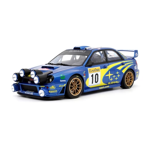 Subaru Impreza WRC #10 T.Makinen Rally Monte Carlo 2002 modell autó 1:18