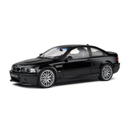 Bmw E46 M3 CSL fekete 2003 modell autó 1:18