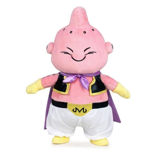 Dragon Ball Super Buu plüss 22 cm, rózsaszín-fehér-sárga