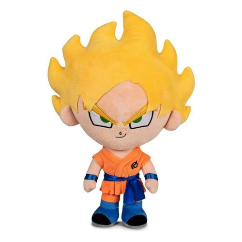 Dragon Ball Super Son Goku plüss 22 cm, sárga-narancssárga