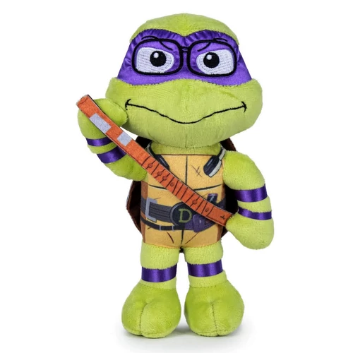 Tini nindzsa teknőcök Mutáns káosz Donatello plüss 31 cm, zöld-lila