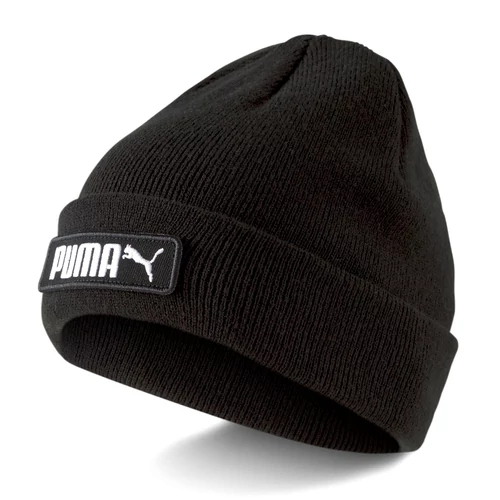 Puma uniszex Classic Cuff téli kötött sapka, fekete-fehér, 2022