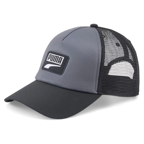 Puma Trucker baseball sapka, fekete-várkő szürke, 2022