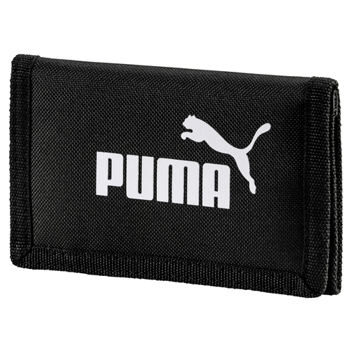 Puma Phase uniszex tépőzáras pénztárca S22, fekete-fehér