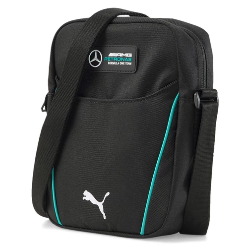 Puma Mercedes AMG Petronas uniszex kicsi válltáska, fekete-fehér, 2022