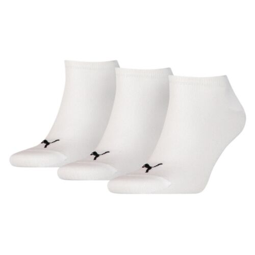Puma 3 páros csomagolású sneaker uniszex zokni, fehér-fekete