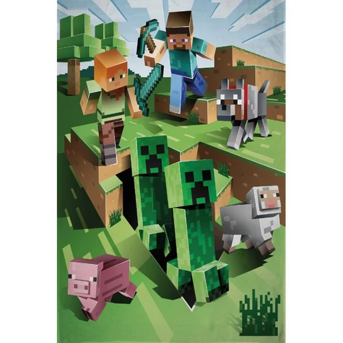 Minecraft polár takaró 100 x 150 cm