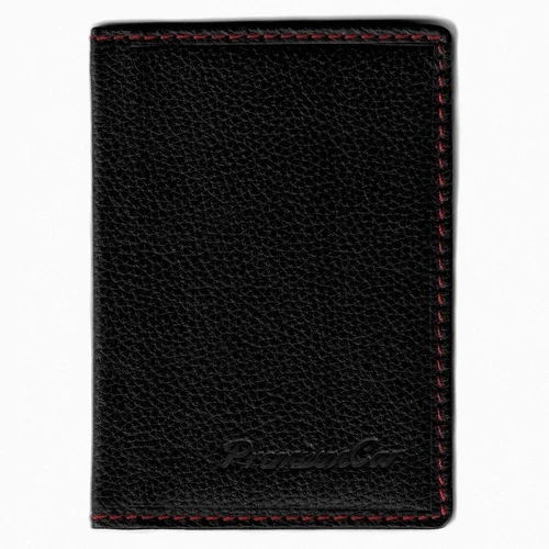Premium Car black&red bőr jogosítvány és forgalmi engedély tartó