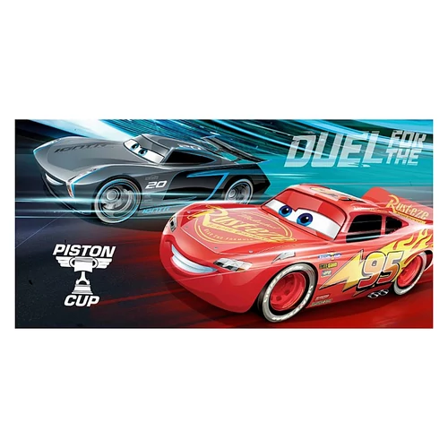 Verdák 'Duel for the Piston cup' törölköző 70 x 140 cm