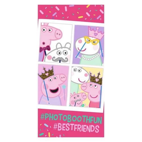 Peppa malac 'Photo Booth Fun' törölköző 70 x 140 cm