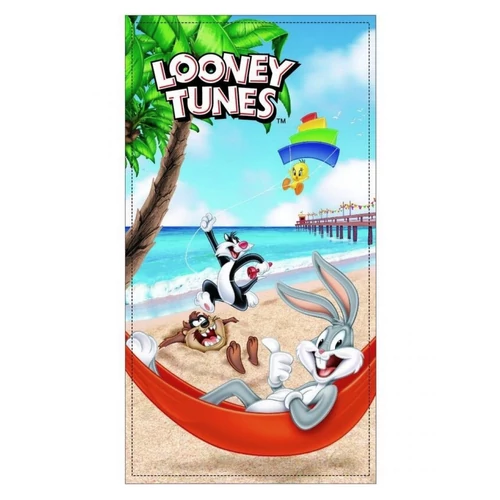 Looney Tunes Bolondos Dallamok 'Tapsi Hapsi és barátai' törölköző 70 x 140 cm