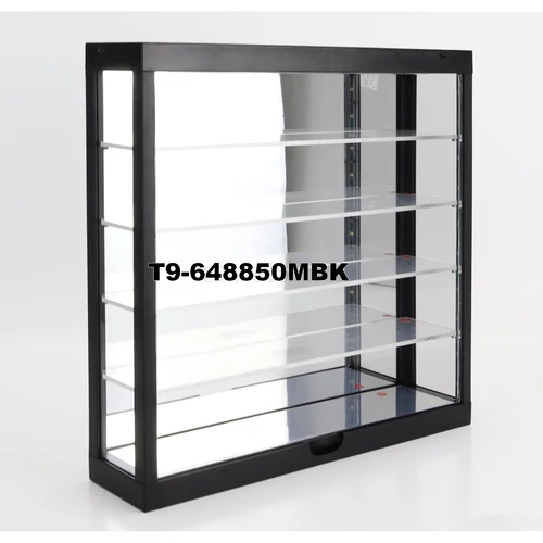 Mirror Back/Mirror base Led Lighted Black Vitrin (35 X) 1:64 / (10 X 1:43)