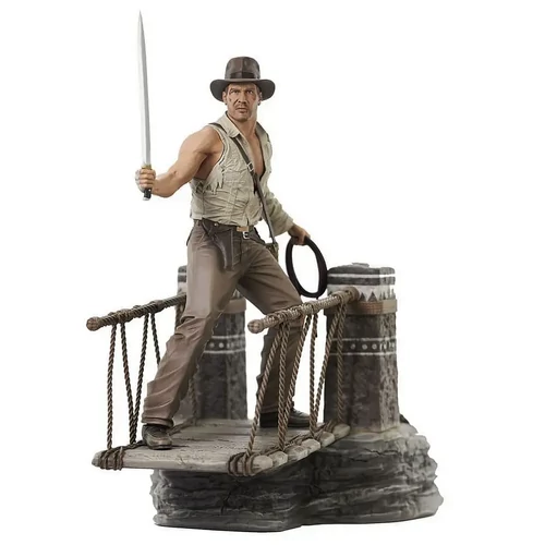 Indiana Jones és a végzet temploma - Bridge escape figura dioráma 26 cm