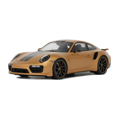 Porsche 991.2 Turbo S Exclusive arany 2018 modell autó 1:18