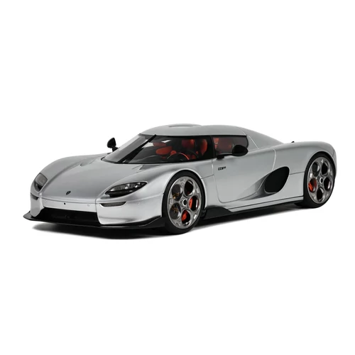 Koenigsegg CC850 ezüst 2022 modell autó 1:18