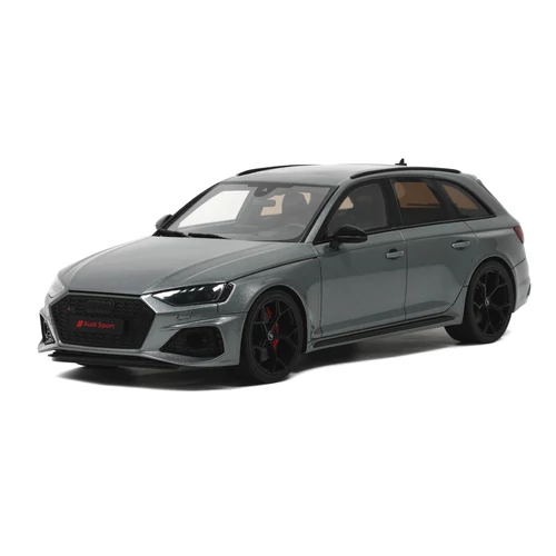 Audi RS4 Avant Competition szürke 2022 modell autó 1:18