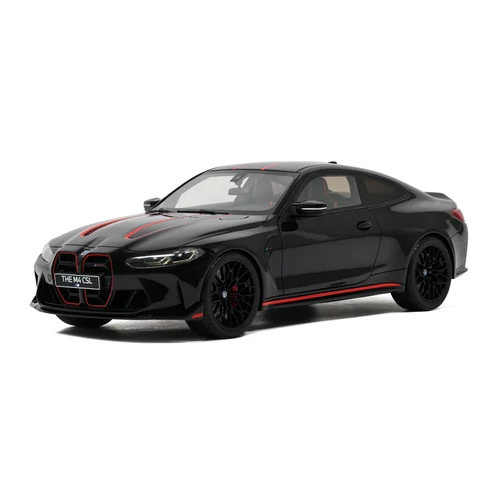 BMW M4 CSL (G82) zafír fekete 2022 modell autó 1:18