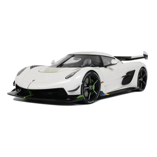 Koenigsegg Jesko Crystal fehér 2019 modellautó 1:12