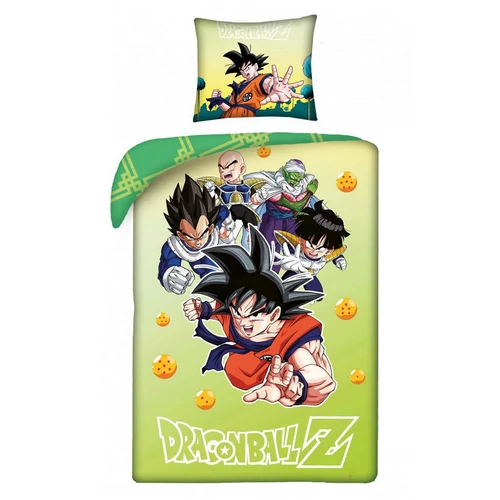 Dragon Ball 'Az erő mindenekfelett' ágyneműhuzat szett 140 x 200 + 70 x 90 cm