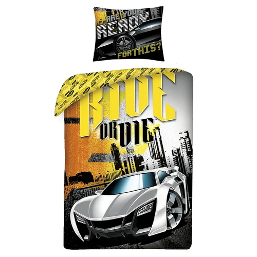 Fast & Furious Halálos iramban Ride or Die ágyneműhuzat szett 140 x 200 + 70 x 90 cm