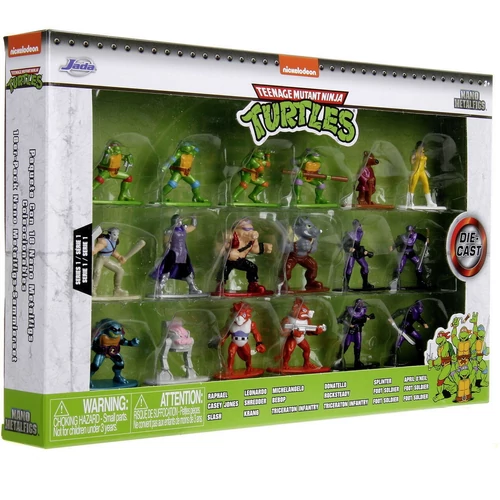 Tini nindzsa teknőcök mini figura szett "NANO METALFIGS"