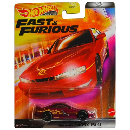 Fast&Furious Nissan 240 SX (S14) lila #2/5 Premium Hotwheels 1:64 