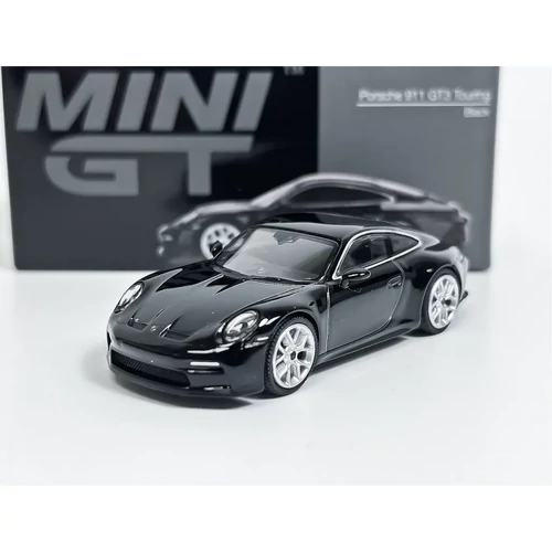 Porsche 911 (992) GT3 Touring 2023 fekete LHD modellautó 1:64 