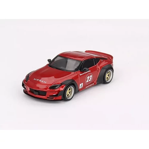 Nissan Z Pandem 2023 Passion piros RHD modellautó 1:64 