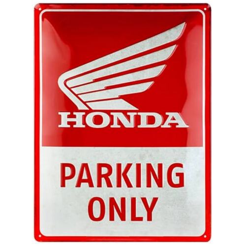 Honda "Parking Only" dombornyomott fémplakát 30 x 40 cm "23335"