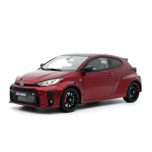 Toyota Yaris GR red 2021 modell autó 1:18