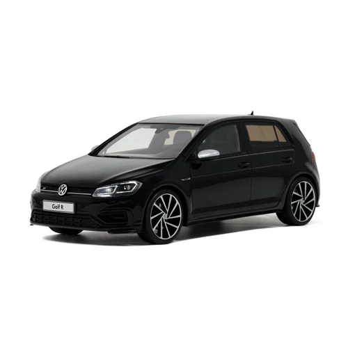 Volkswagen Golf VII R fekete 2017 modell autó 1:18 