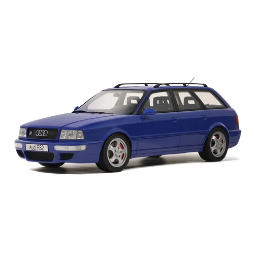 Audi Avant RS2 kék 1994 modell autó 1:12
