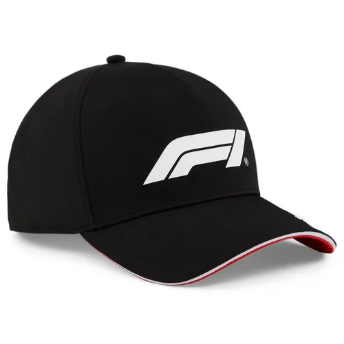Puma F1 official licensed logo baseball sapka, fekete-fehér, S24